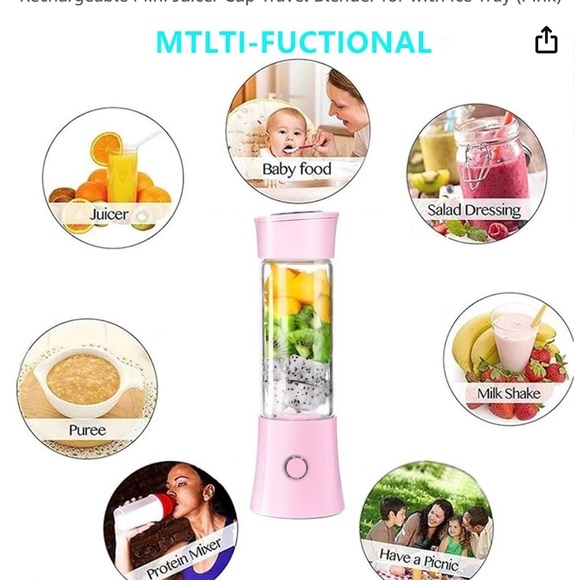 Blender/Portable Smoothie blender 12oz. - Picture 2 of 14